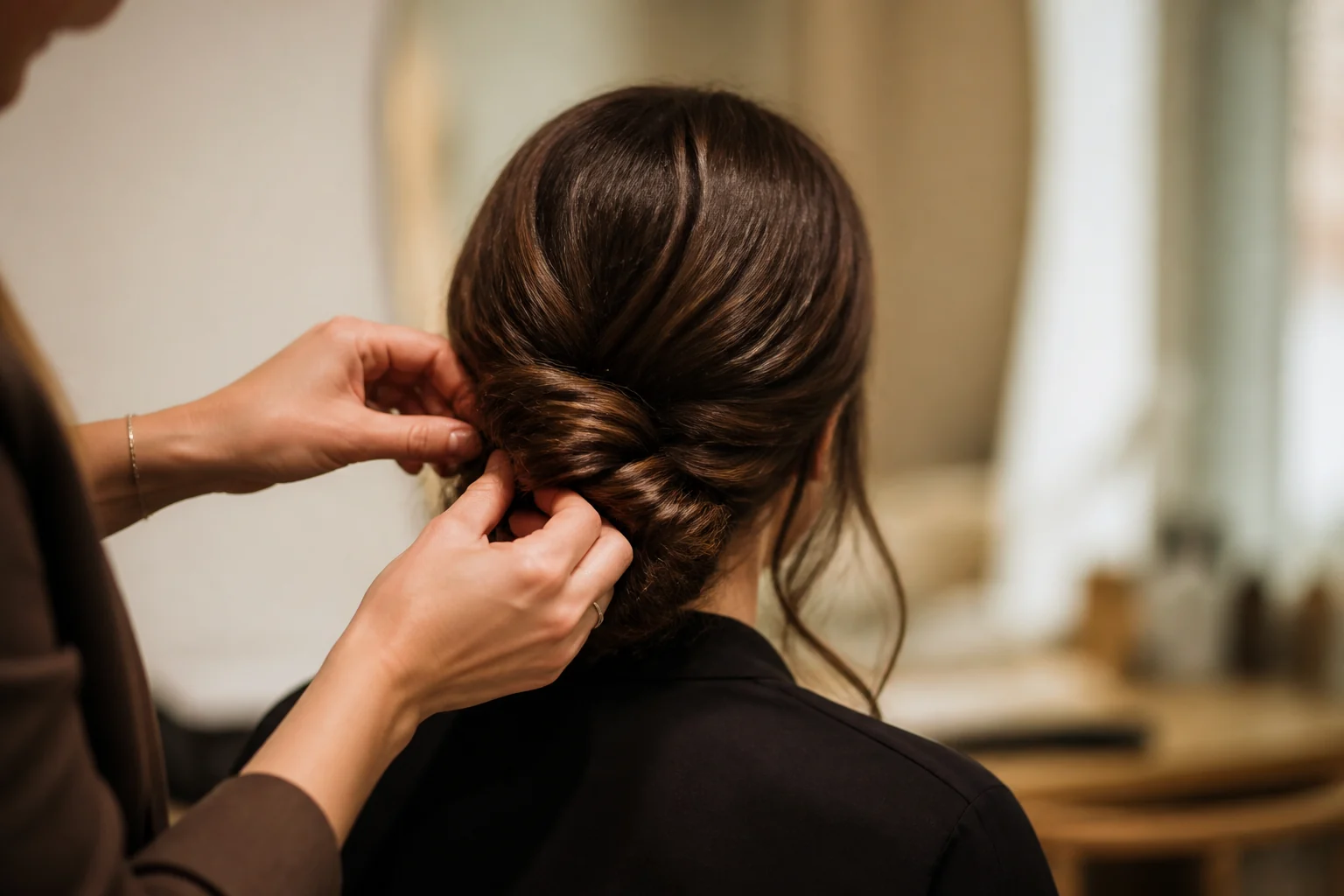 Professionelles Styling im Salon